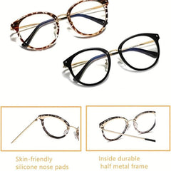 Artistic Spring Hinge Readers Light Blocking Reading Glasses for Women