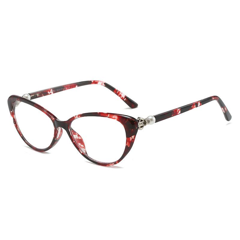 Pearl Butterfly Lens Light Blocking Reading Glasses