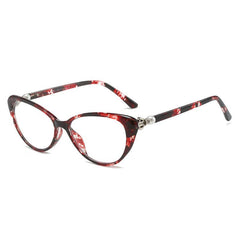 Pearl Butterfly Lens Light Blocking Reading Glasses