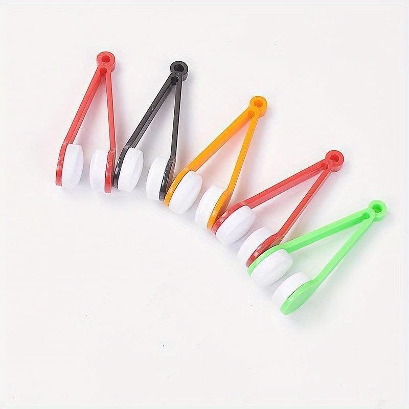 10pcs Portable Eyeglasses Cleaner Double Sided Wipe Cleaner Eyeglasses Cleaning