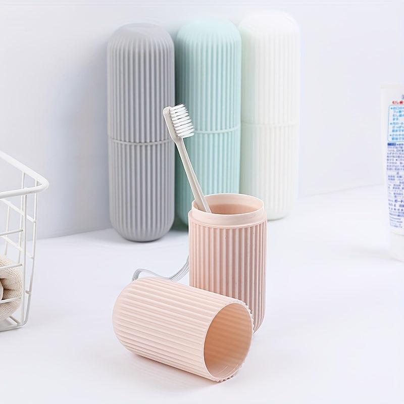 Portable Toothbrush Storage Box Gargle Cup Holder
