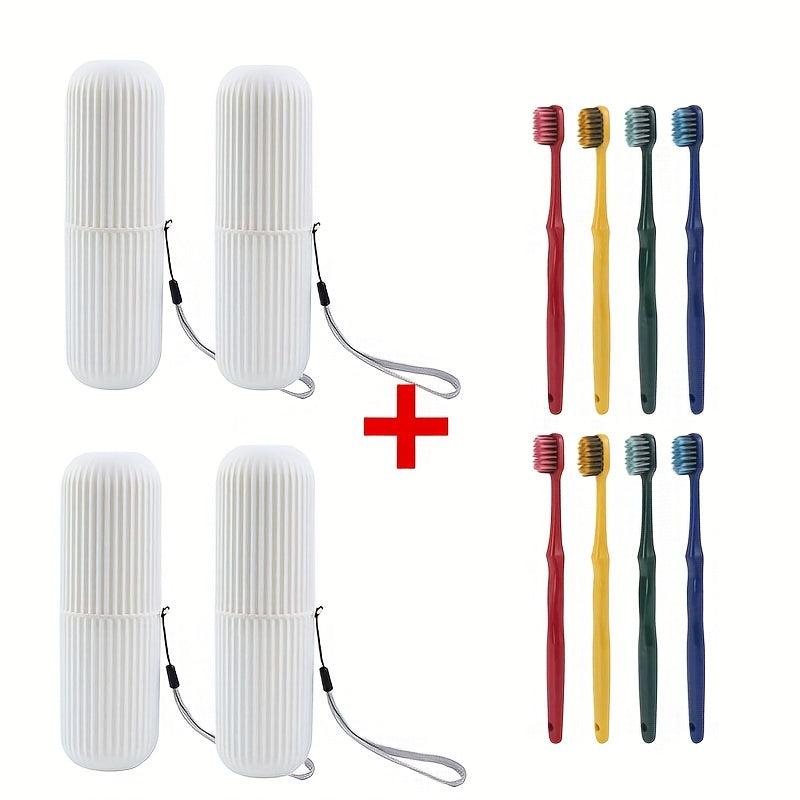 Portable Toothbrush Storage Box Gargle Cup Holder