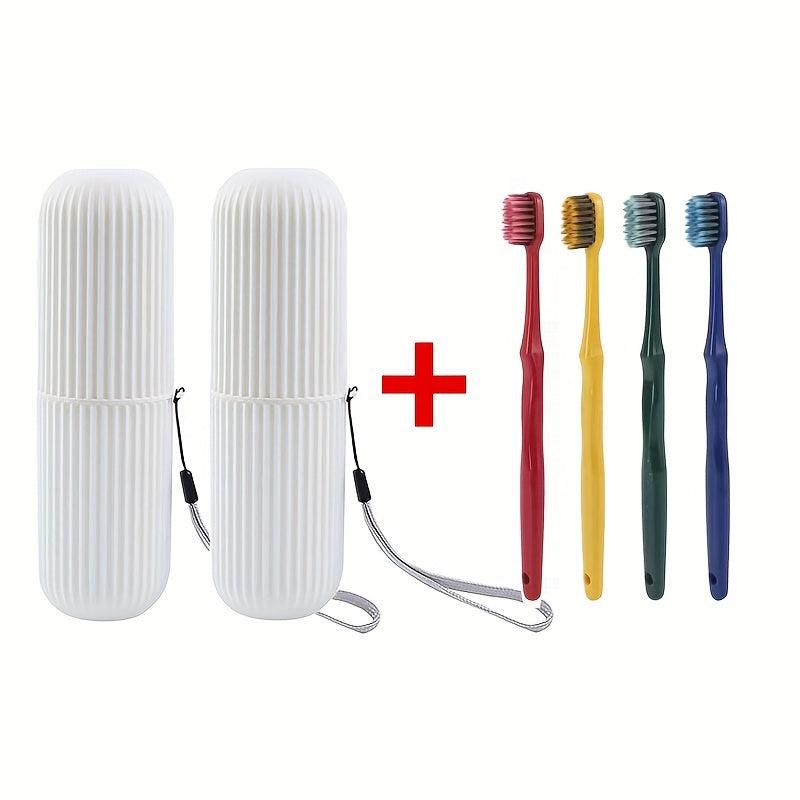 Portable Toothbrush Storage Box Gargle Cup Holder