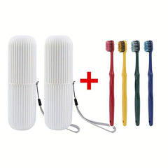 Portable Toothbrush Storage Box Gargle Cup Holder
