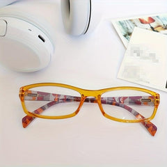 Stylish Pattern Print Light Blocking Reading Glasses for Women