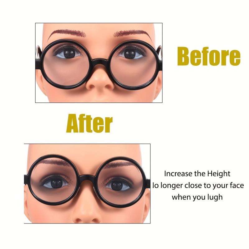 10Pairs Silicone Adhesive Glasses Nose Pads Non Slip Relieve Stress For Glasses