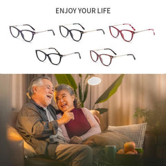 Women's Anti Light Reading Glasses with Tr90 Frame & Metal Spring Hinge