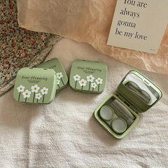 Portable Girl Heart Lens Box for Contact Lens Care
