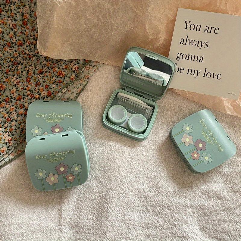 Portable Girl Heart Lens Box for Contact Lens Care