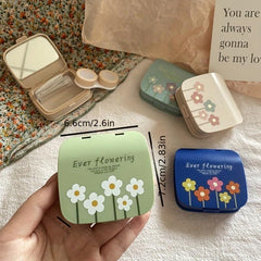 Portable Girl Heart Lens Box for Contact Lens Care