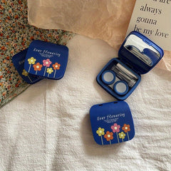 Portable Girl Heart Lens Box for Contact Lens Care