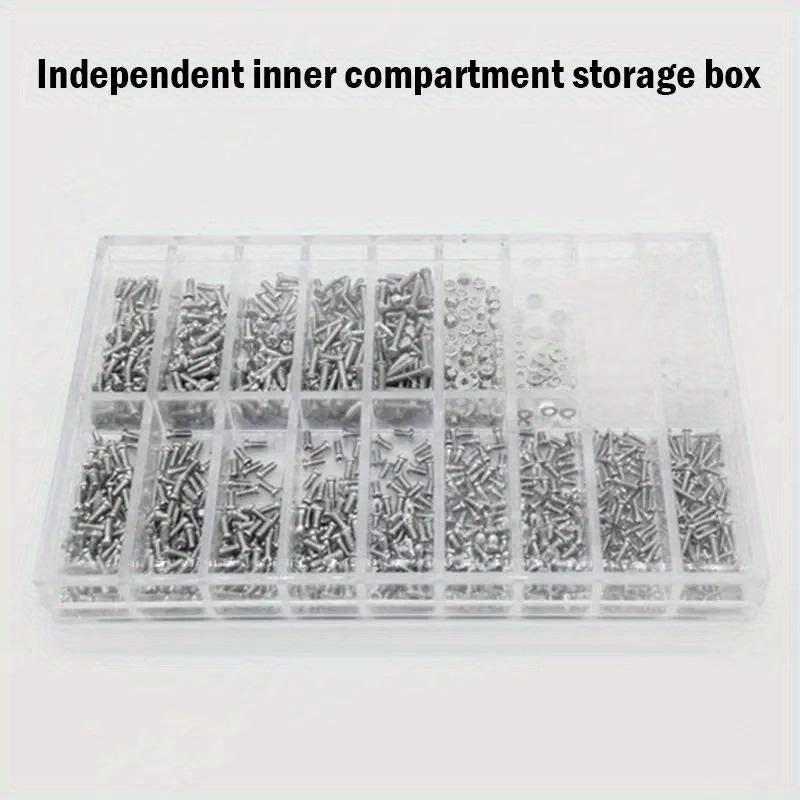 1000 Pcs Eyeglasses Screw Set Nose Bridge Support Leg Nuts Rimless Spacer Cap