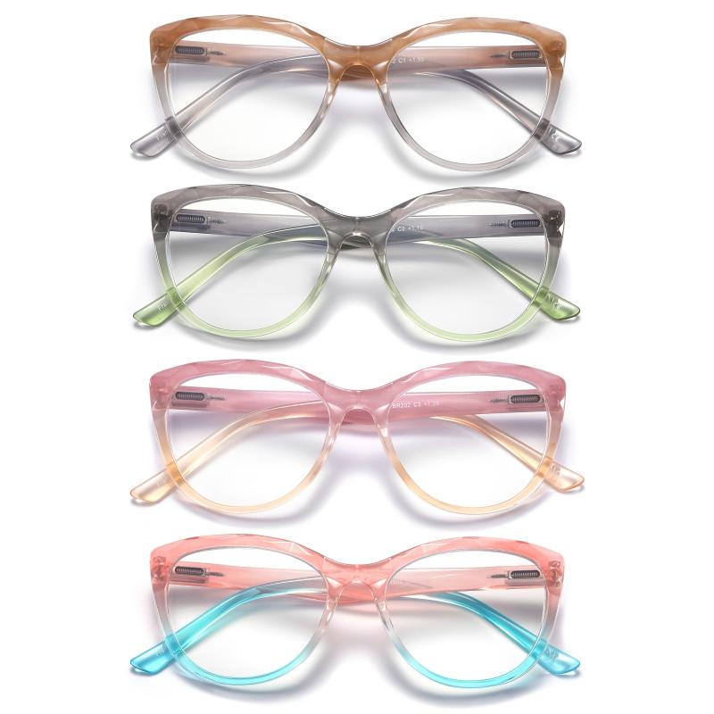 Women's Light Blocking Reading Glasses with Spring Hinge