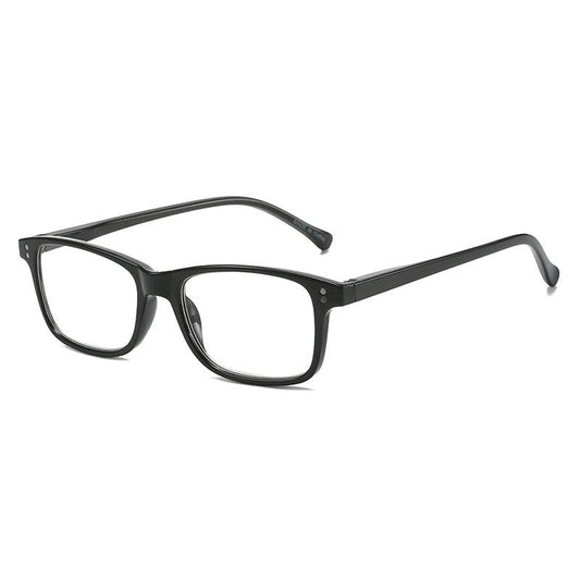Readers Spring Hinge Squared Frame Glasses For Men And Women