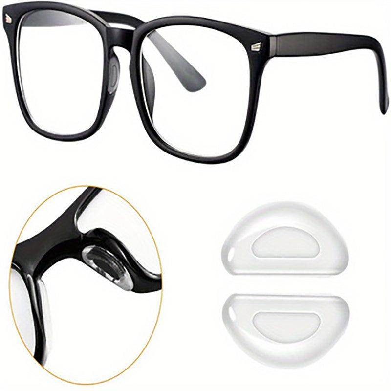 10Pairs D-shaped Non-slip Silicone Nose Pads for Glasses