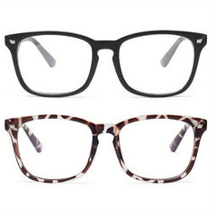 Light Blocking Glasses 2 Pack for Eye Strain & UV Glare Protection