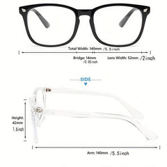 Light Blocking Glasses 2 Pack for Eye Strain & UV Glare Protection
