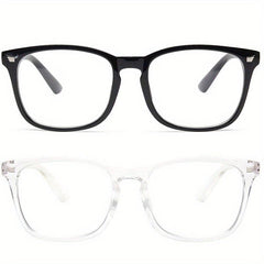 Light Blocking Glasses 2 Pack for Eye Strain & UV Glare Protection
