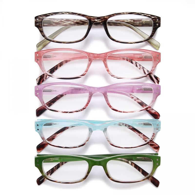 Bright Finish Readers Provide Ultra Clear Vision Spring Hinges Pattern