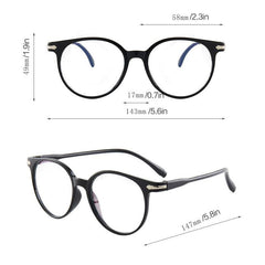 Light Blocking Glasses Clear Lens For Women & Men Reduce Eye Fatigue & UV Glare