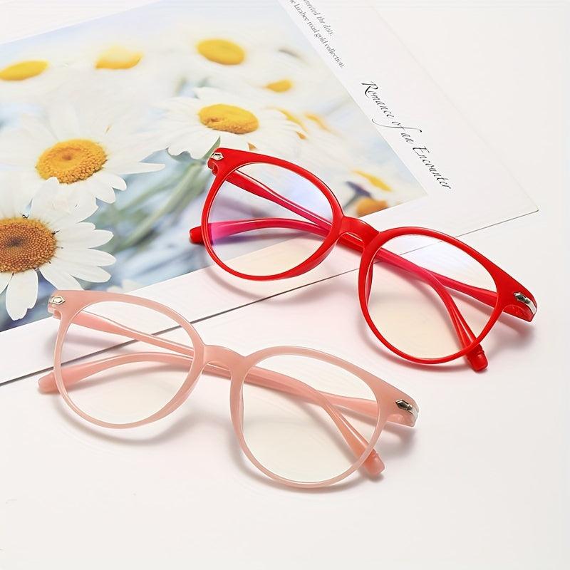 Light Blocking Glasses Clear Lens For Women & Men Reduce Eye Fatigue & UV Glare