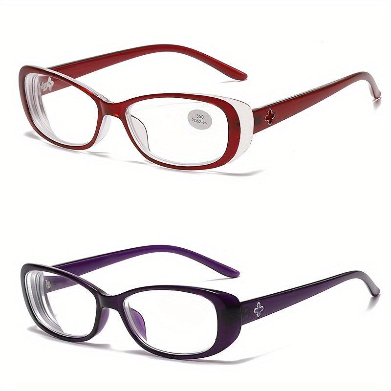 Funky Squared Frame Presbyopia Reading Glasses for Men Women