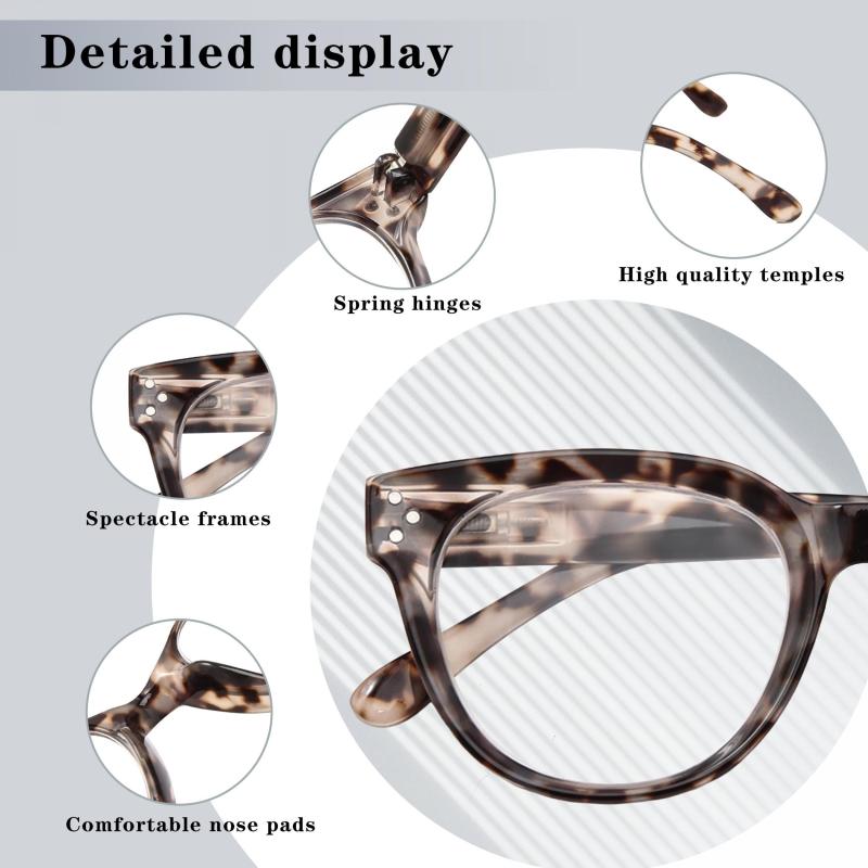 Light Blocking Reading Glasses for Women Anti Glare UV Eyeglasses