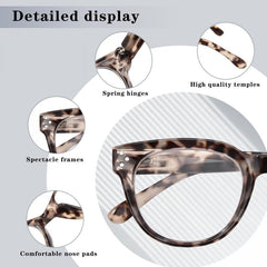 Light Blocking Reading Glasses for Women Anti Glare UV Eyeglasses