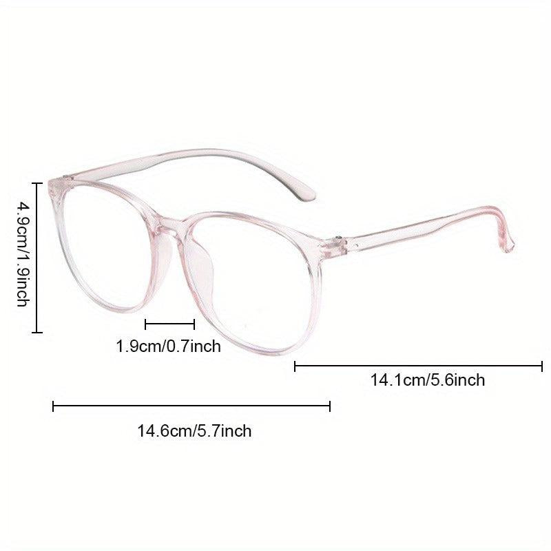 Anti Light Dental Frame Glasses Women's Oval Computer Phone Blocking Glasses