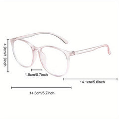 Anti Light Dental Frame Glasses Women's Oval Computer Phone Blocking Glasses