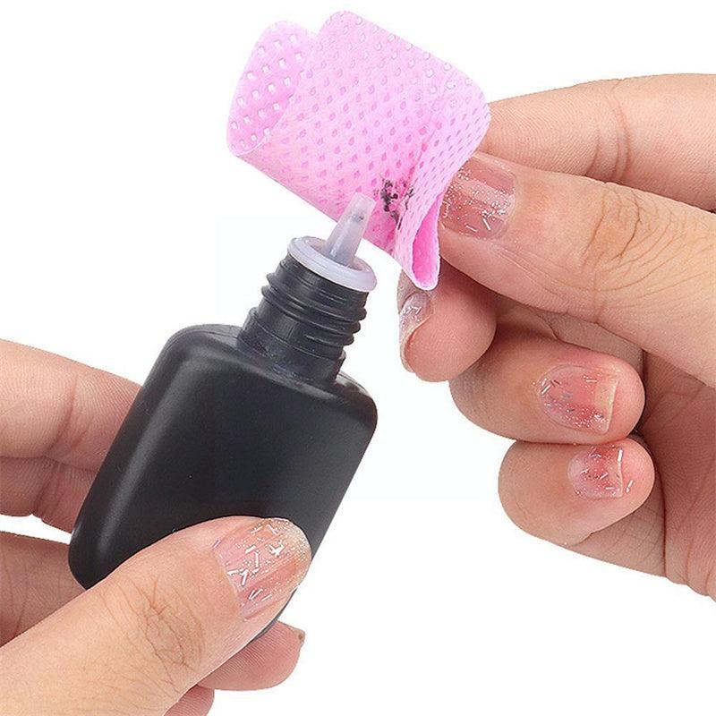 200pcs Glasses Cleaning Sheet Nail Polish Remover Cleaning Tool