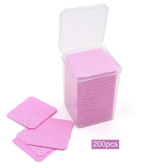 200pcs Glasses Cleaning Sheet Nail Polish Remover Cleaning Tool