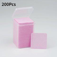200pcs Glasses Cleaning Sheet Nail Polish Remover Cleaning Tool