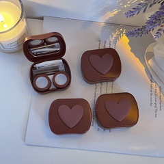 Portable 3D Love Lens Case for Travel & Office Use
