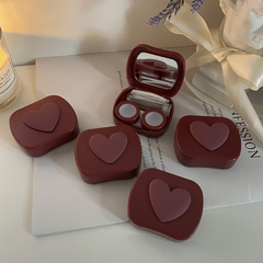 Portable 3D Love Lens Case for Travel & Office Use