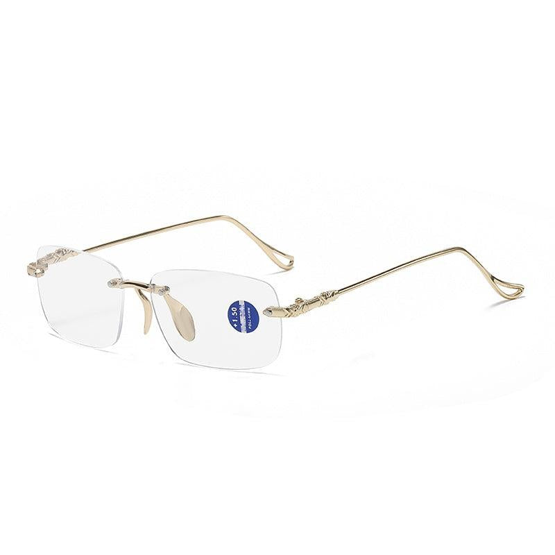 Reading Glasses Plastic Frame Light Blocking Unisex