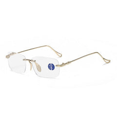 Reading Glasses Plastic Frame Light Blocking Unisex