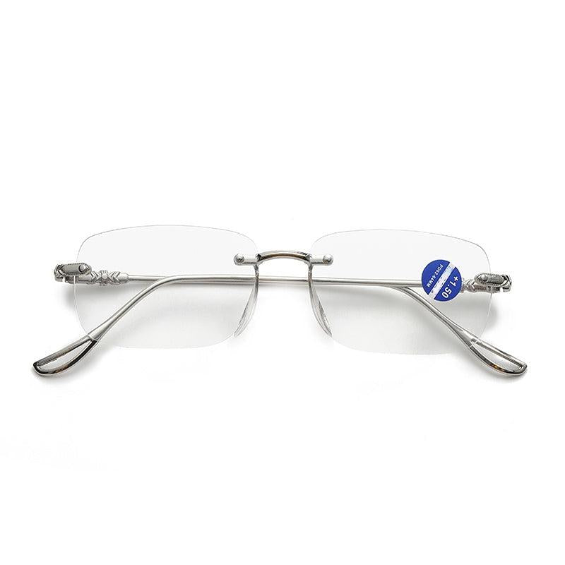 Reading Glasses Plastic Frame Light Blocking Unisex
