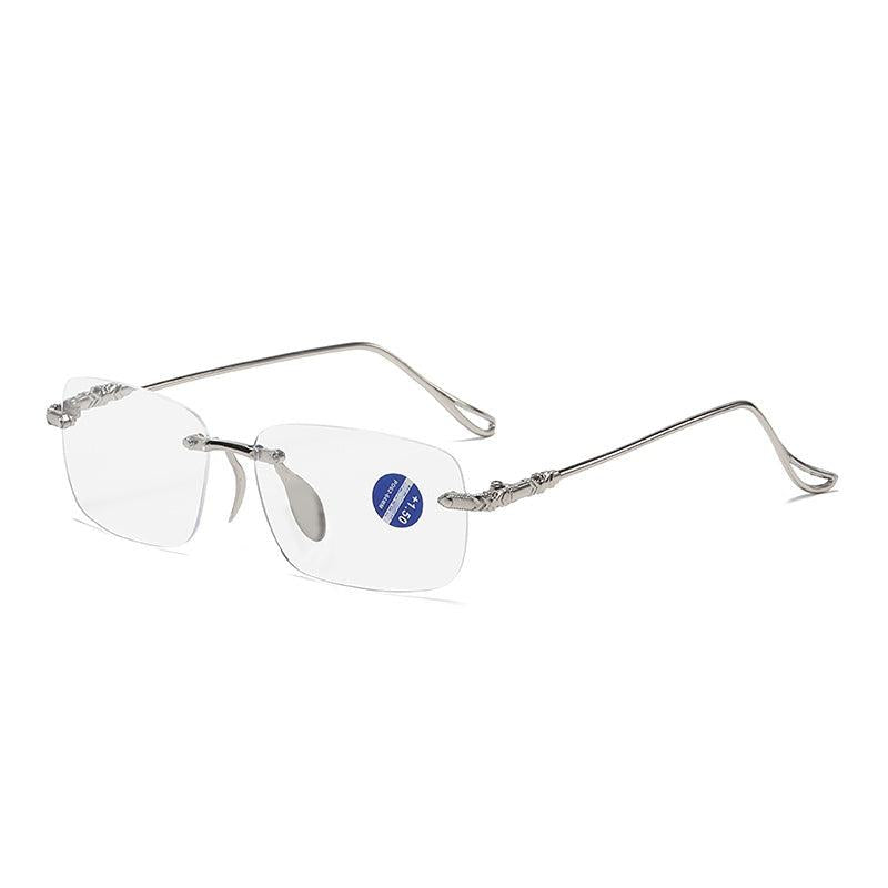 Reading Glasses Plastic Frame Light Blocking Unisex