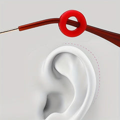 10 Pairs Ear Hook Glasses Silicone Non-slip Earmuffs