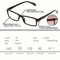 Autofocus Multifocal Readers Glasses Resin Presbyopic Eyeglasses