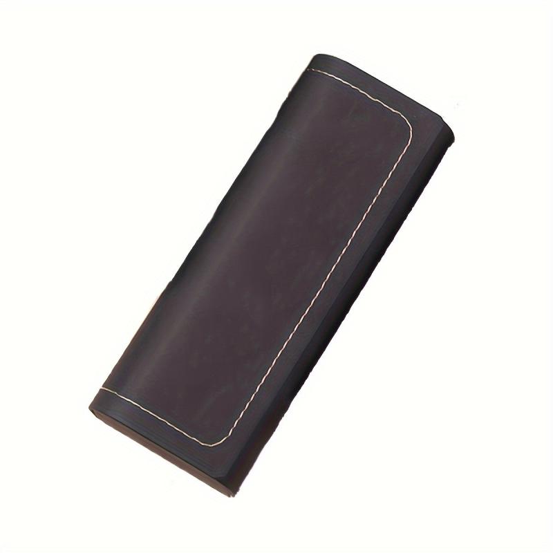 Retro PU Leather Glasses Case Sunglasses Case Pressure-resistant Eye Storage Box