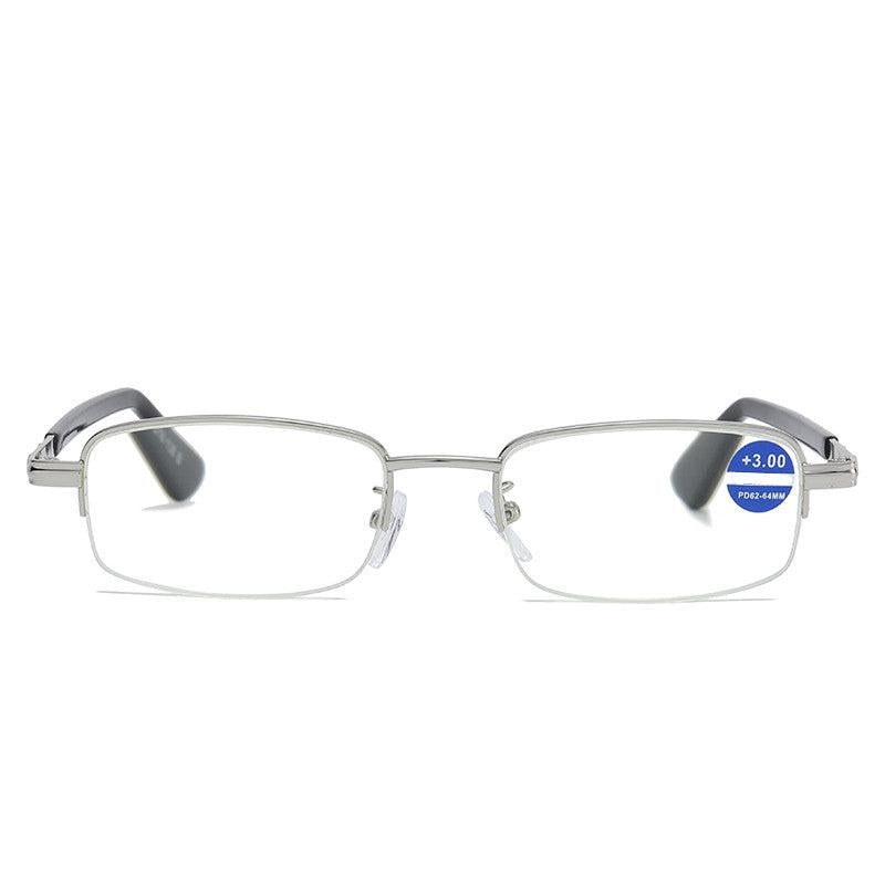 Metal Frame Light Blocking Reading Glasses