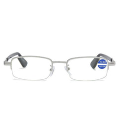 Metal Frame Light Blocking Reading Glasses