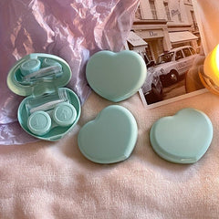 Solid Heart Shape Lens Organizer - Compact and Portable