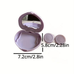 Solid Heart Shape Lens Organizer - Compact and Portable