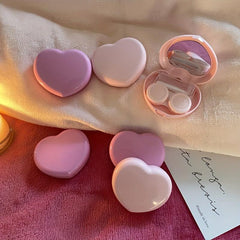 Solid Heart Shape Lens Organizer - Compact and Portable