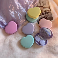 Solid Heart Shape Lens Organizer - Compact and Portable