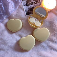 Solid Heart Shape Lens Organizer - Compact and Portable