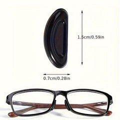 5Pairs Adhesive D-Shaped Non-Slip Silicone Nose Pads for Glasses